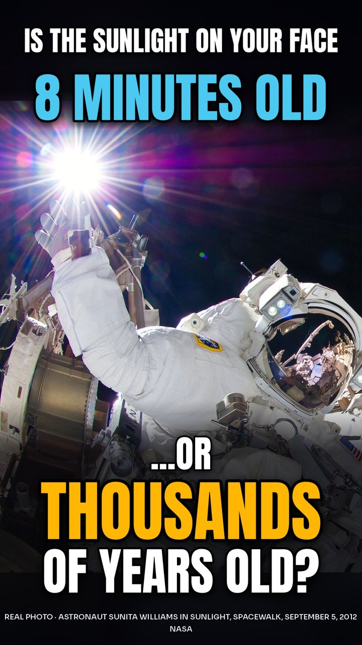 Is Sunlight 8 Minutes Old… or 100,000 Years Old?