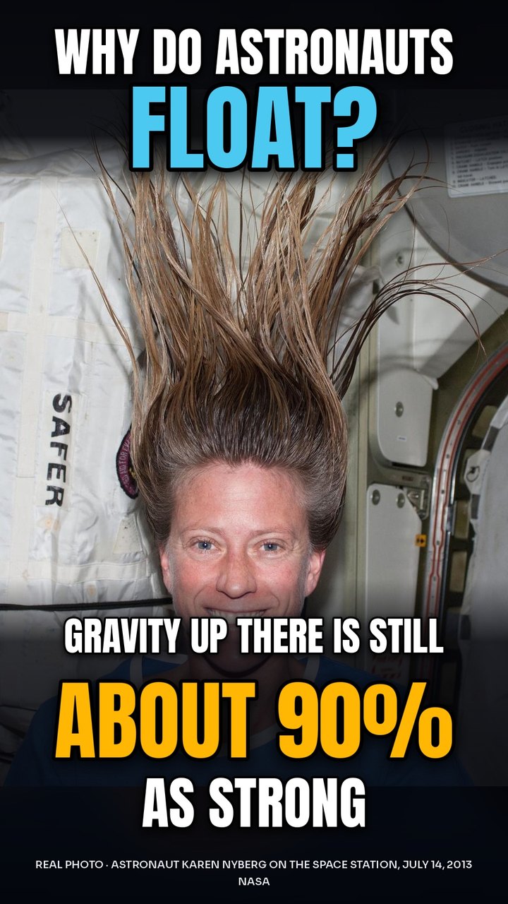 Why Do Astronauts Float When Gravity at the Space Station Is 90% as Strong?