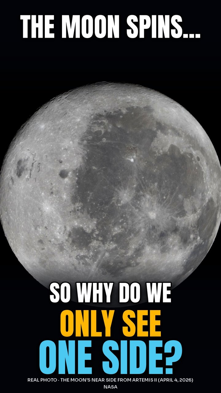 The Moon Spins on Its Axis — So Why Do We Only Ever See One Side?