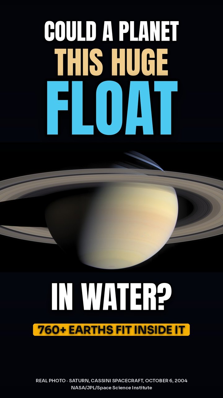 Could Saturn Really Float in Water?