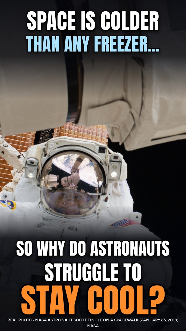 Space Is −270 °C — So Why Do Astronauts Struggle to Stay Cool?